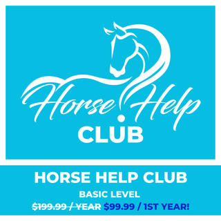 Horse Help Club - Basic Annual Membership (50% OFF!)